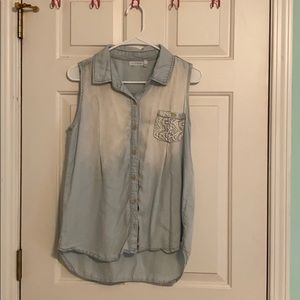 Light Denim Tank Top